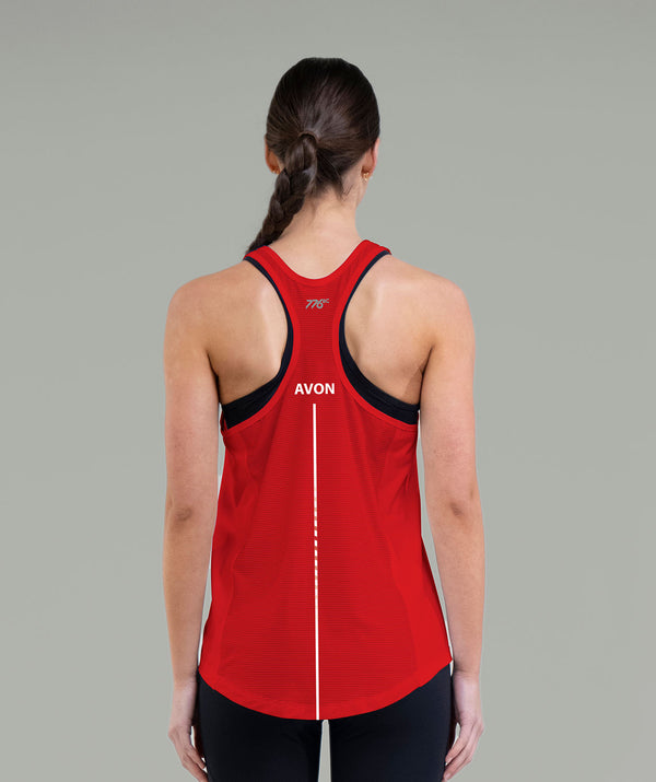 Women's Avon Rowing Performance Tank - Red