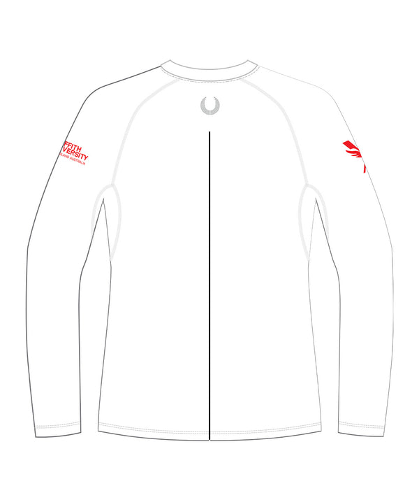 Women's Griffith University Base Layer LS - White