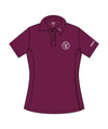 Women's Manly Warringah Kayak Club Polo SS - Maroon