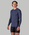 Men's Wreath Winter Base Layer LS - Navy