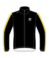 Men's Ashburton Rowing Club  Cirrostratus Wind Jacket - Black/Yellow