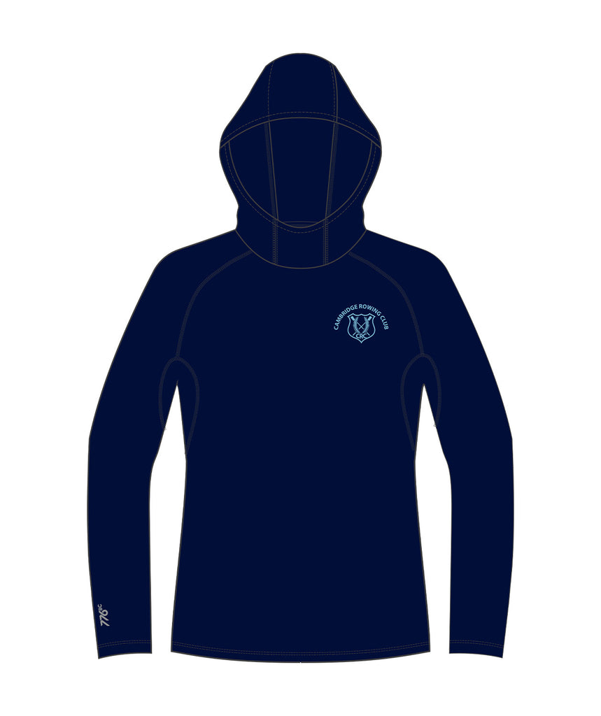 Women's Cambridge Rowing Club Sun Hoodie LS - Navy