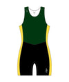 Women's Ashburton Rowing Club  Sprint Unisuit - Black/Green