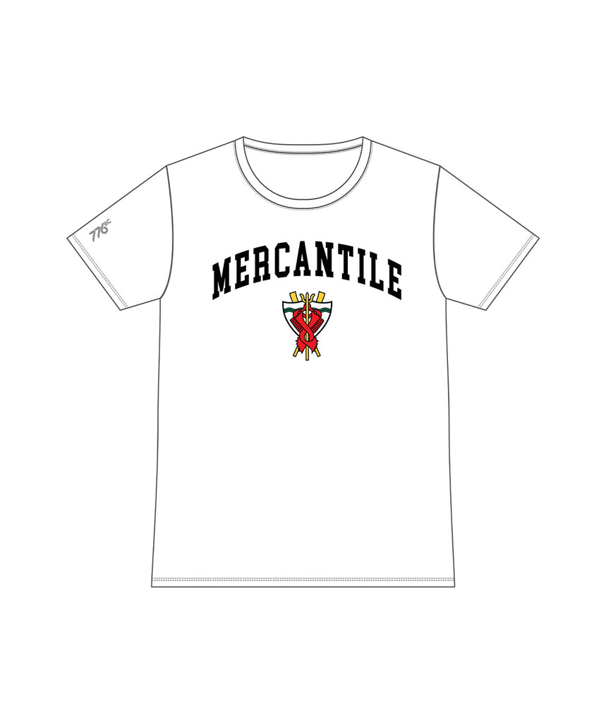 Unisex Mercantile Rowing Club Cotton T-Shirt SS - White