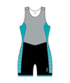 Women's Monash University Rowing Pro Unisuit - Blue/Grey