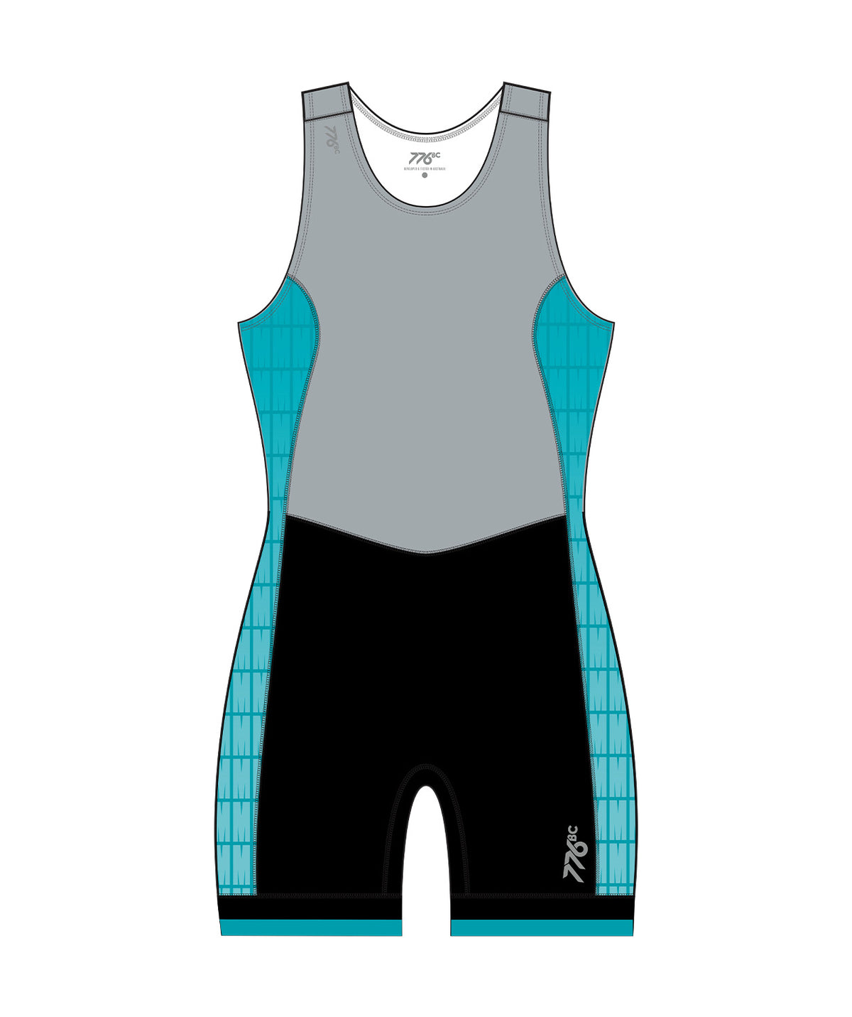 Women's Monash University Rowing Pro Unisuit - Blue/Grey