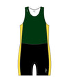 Men's Ashburton Rowing Club  Sprint Unisuit - Black/Green