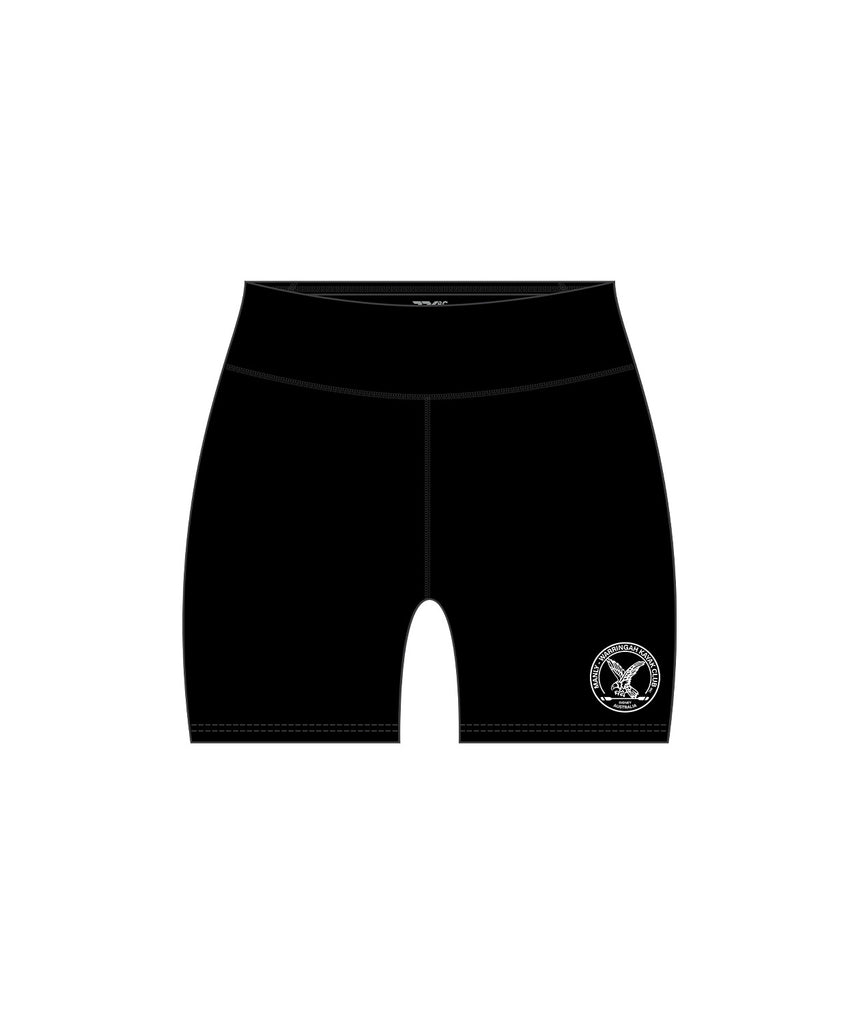 Women's Manly Warringah Kayak Club Active Short - Black