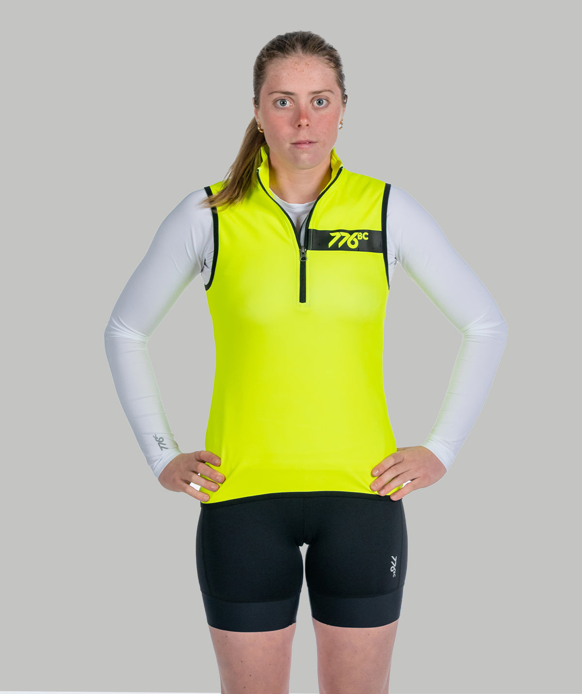 Women's Stratus Vest - Neon Yellow/Black