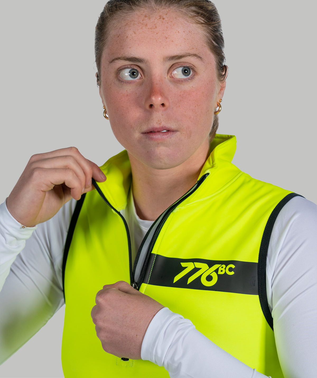 Women's Stratus Vest - Neon Yellow/Black