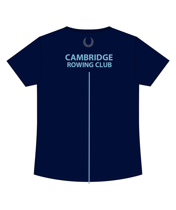 Women's Cambridge Rowing Club Performance T-Shirt SS - Navy