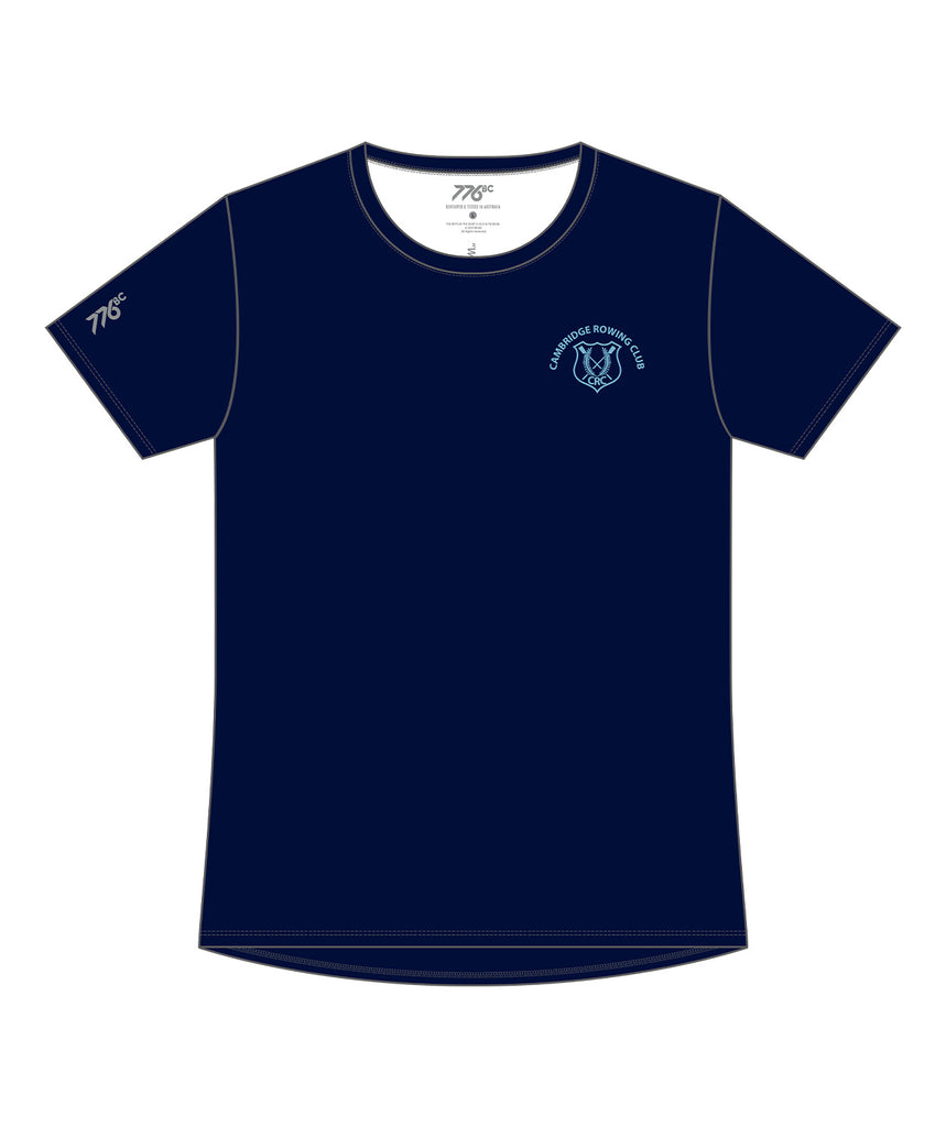 Men's Cambridge Rowing Club Performance T-Shirt SS - Navy