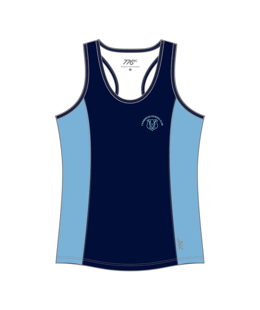 Women's Cambridge Rowing Club Performance Tank - Navy