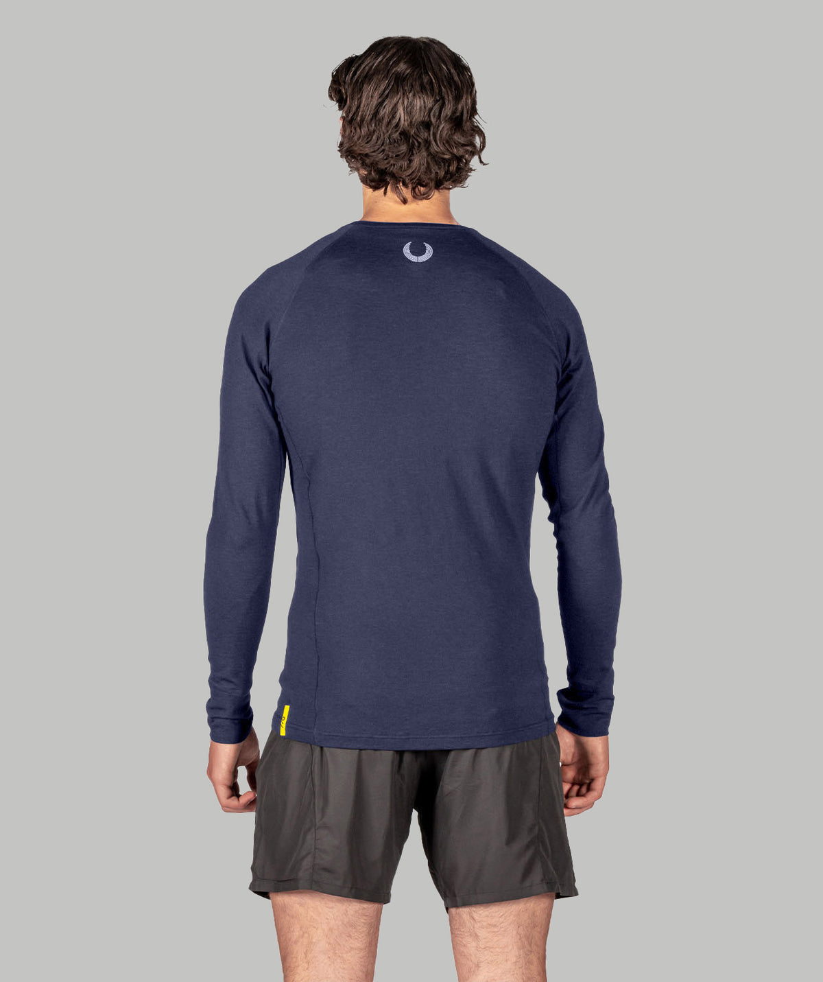 Men's Wreath Pro-Merino Crew - Navy