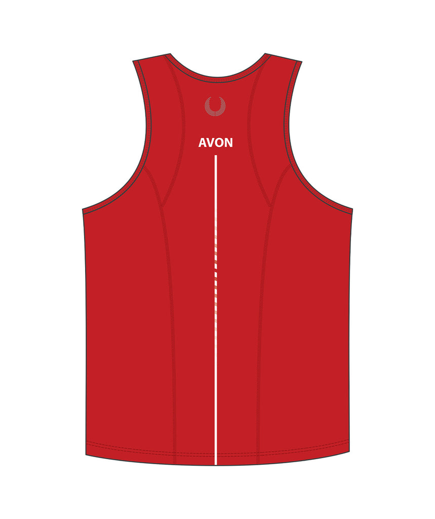 Men's Avon Rowing Performance Tank - Red