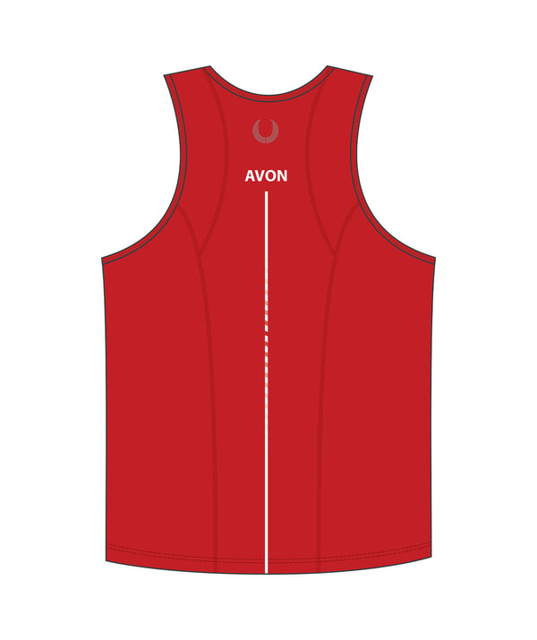 Men's Avon Rowing Performance Tank - Red