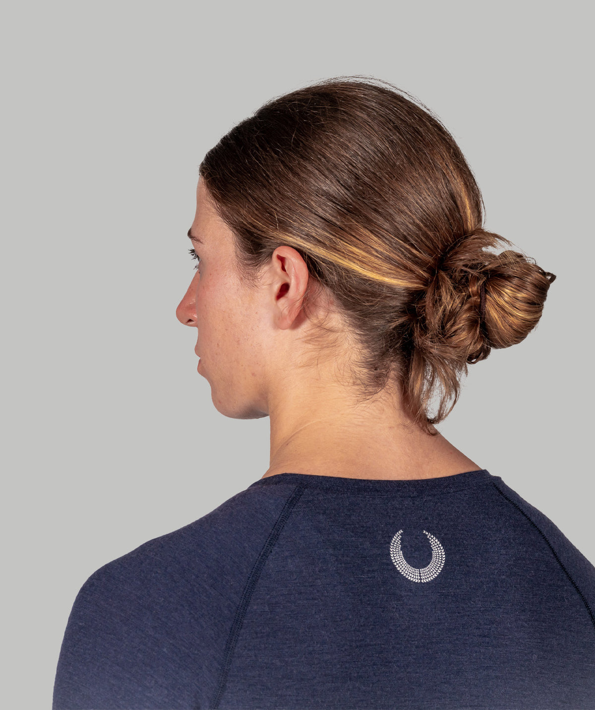 Women's Wreath Pro-Merino Crew - Navy