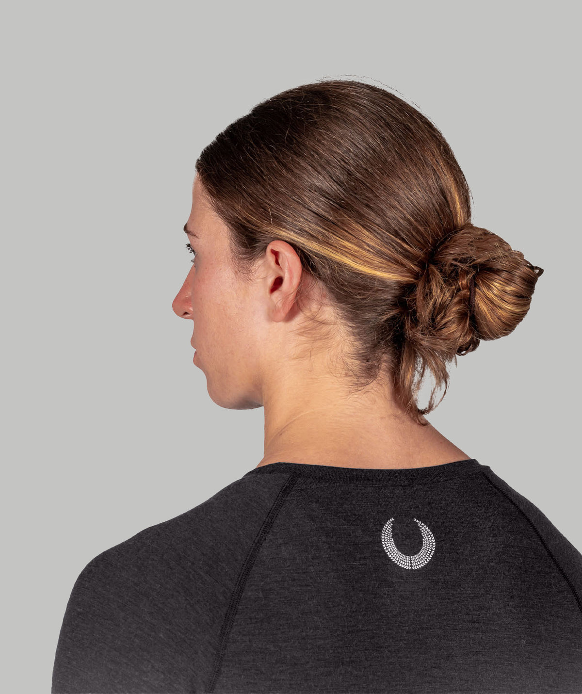 Women's Wreath Pro-Merino Crew - Black