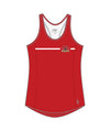 Women's Avon Rowing Performance Tank - Red