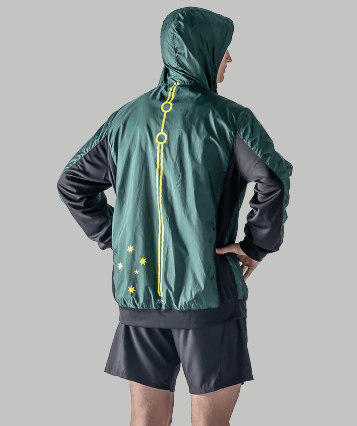 Men's Rowing Australia Supporter Spray Jacket - Green