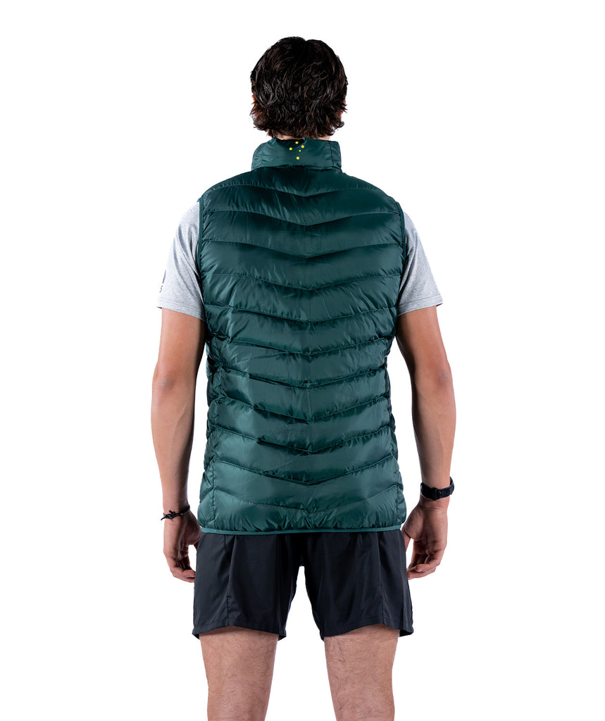 Men s Rowing Australia Supporter Puffer Vest Green 776BC