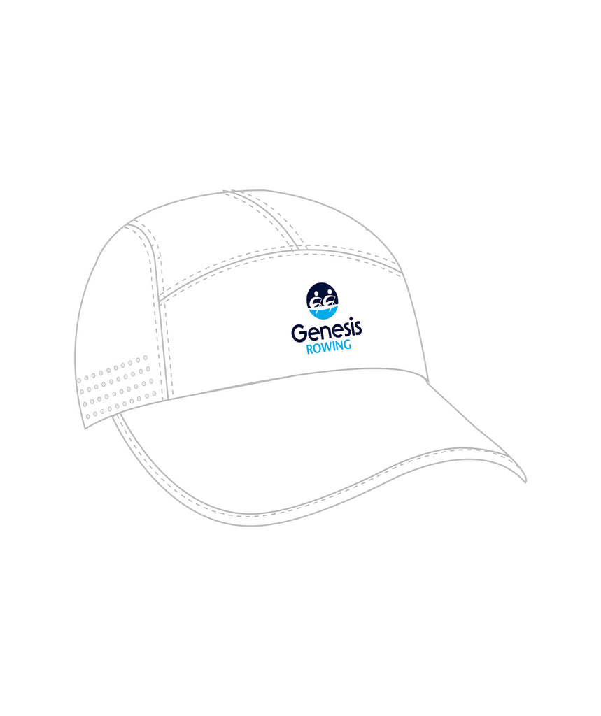 Unisex Genesis Christian College Race Cap - White