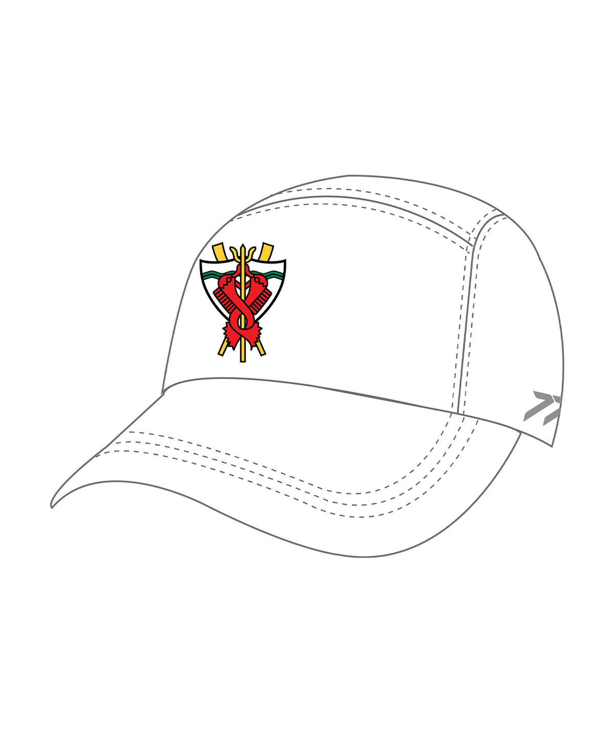 Unisex Mercantile Rowing Club Race Cap - White