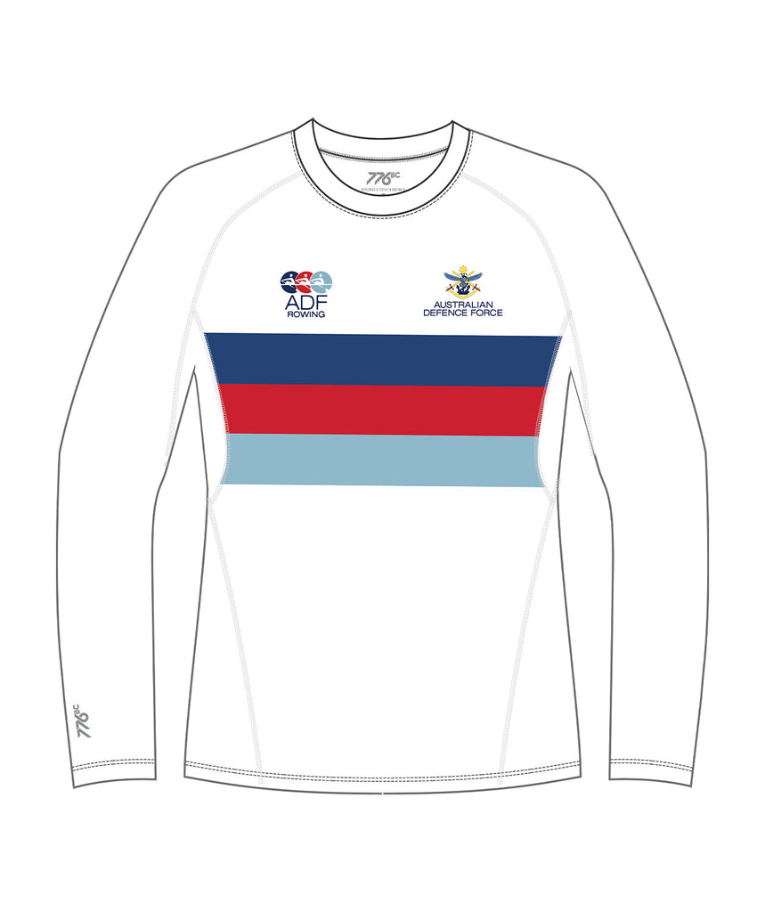 Men's ADF Rowing Base Layer LS - Red/White/Blue