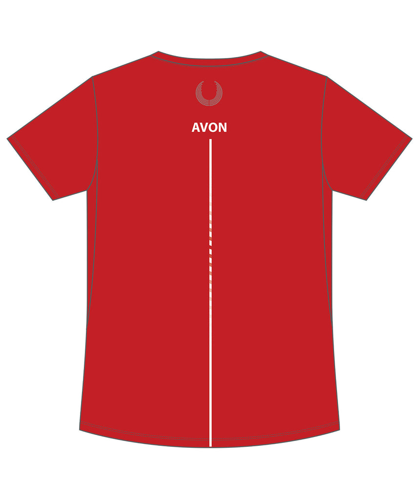 Men's Avon Rowing Performance T-Shirt SS - Red