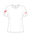 Women's Griffith University Base Layer SS - White/Red