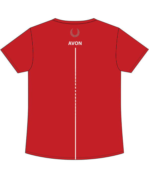 Women's Avon Rowing Performance T-Shirt SS - Red