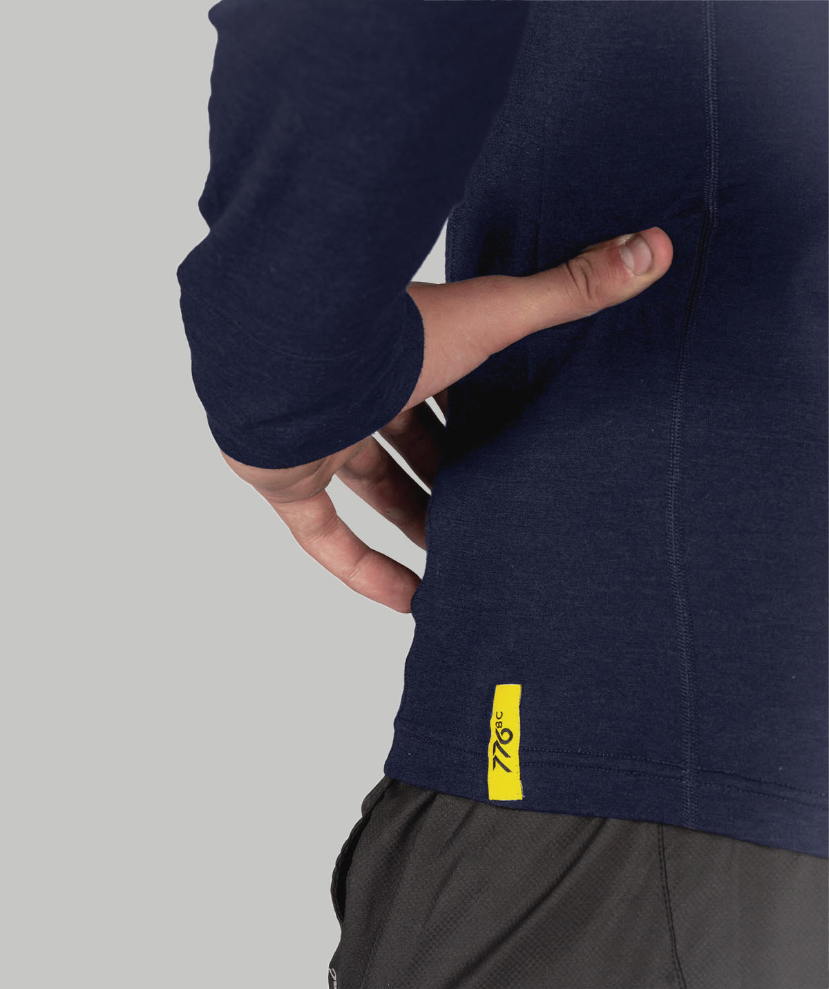 Men's Wreath Pro-Merino ¼ Zip - Navy