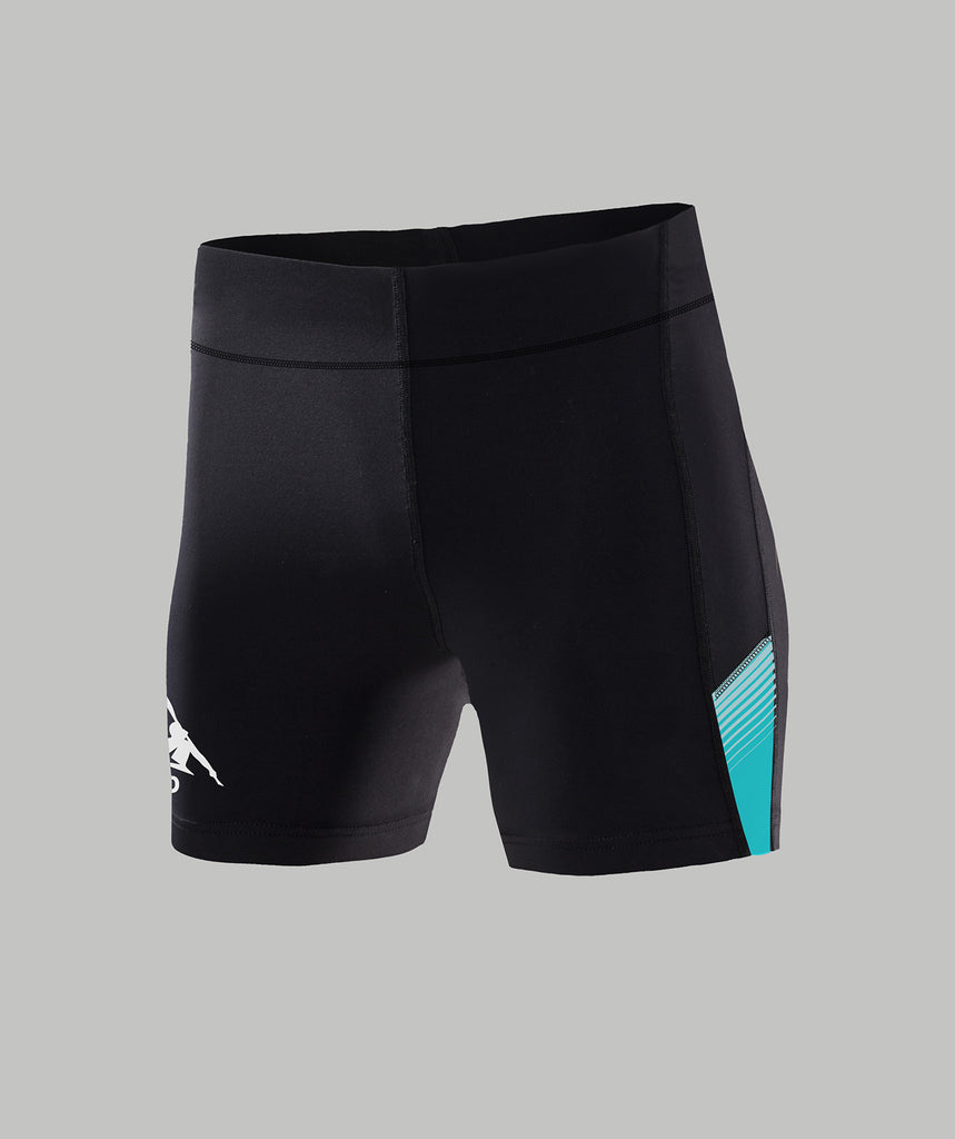 Women's Bayswater Paddlesports Club Streamline Short - Black/Aqua
