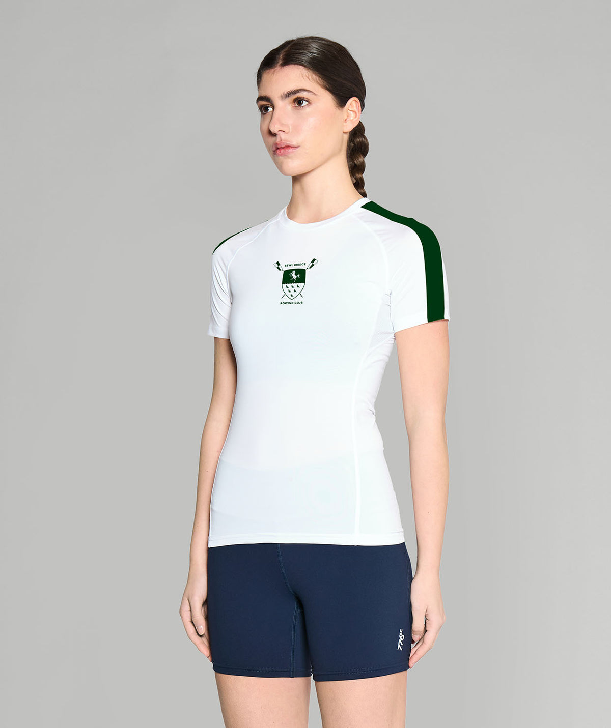 Women's Bewl Bridge Base Layer SS - Green/White
