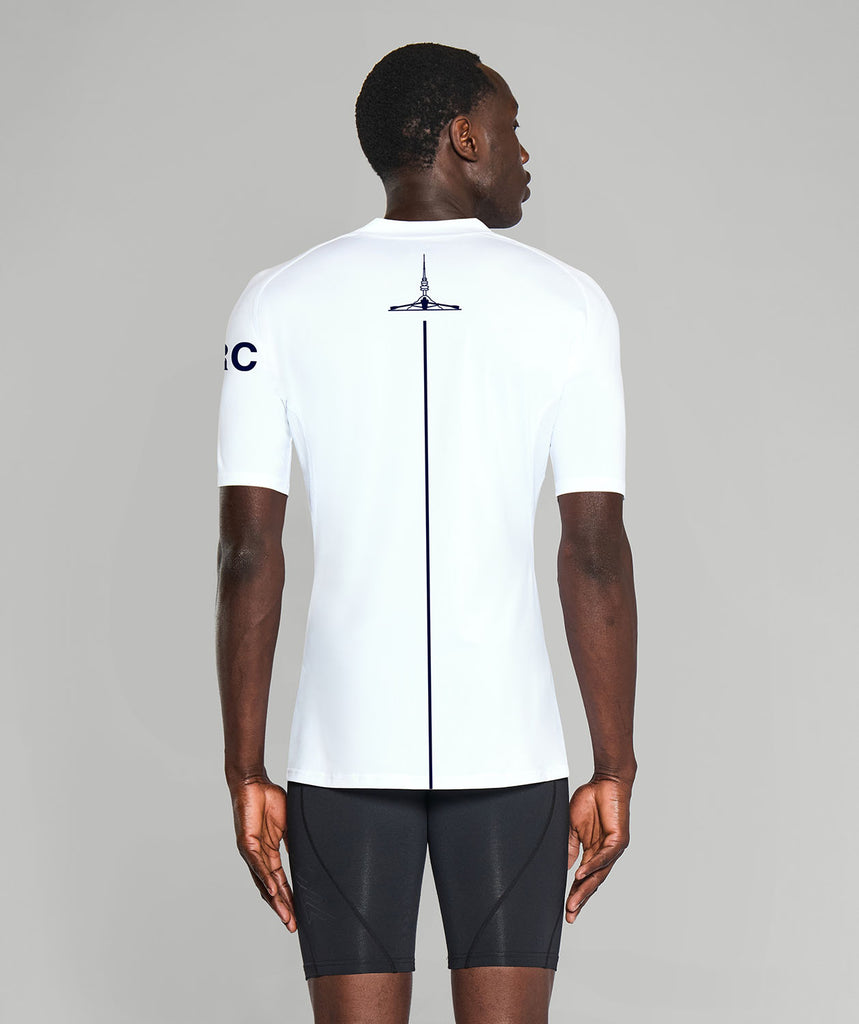 Men's Canberra Rowing Club Base Layer SS - White