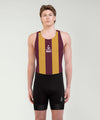 Men's Cashmere High School  Streamline Unisuit  - Black/Maroon