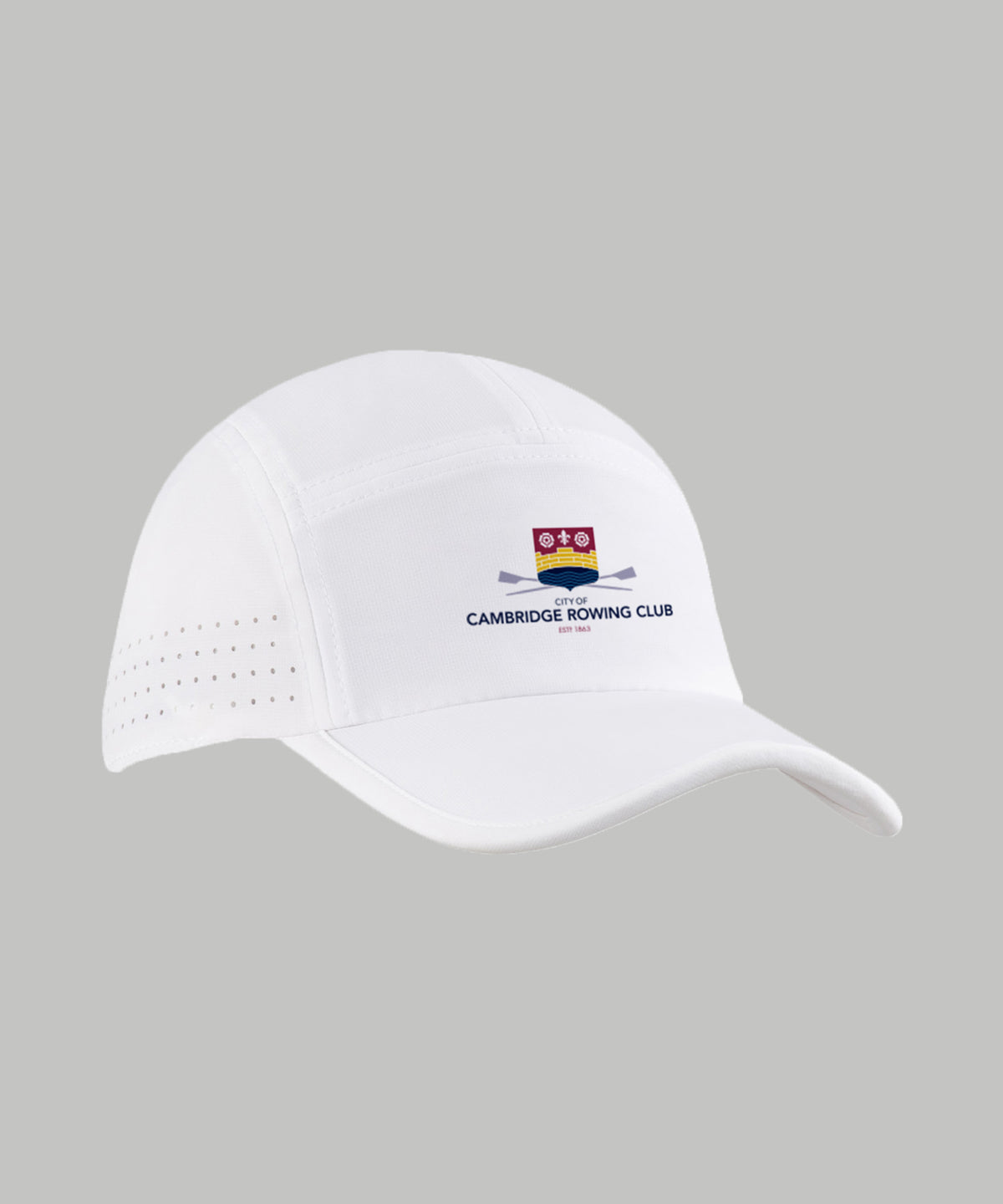Unisex City of Cambridge Performance Cap - White