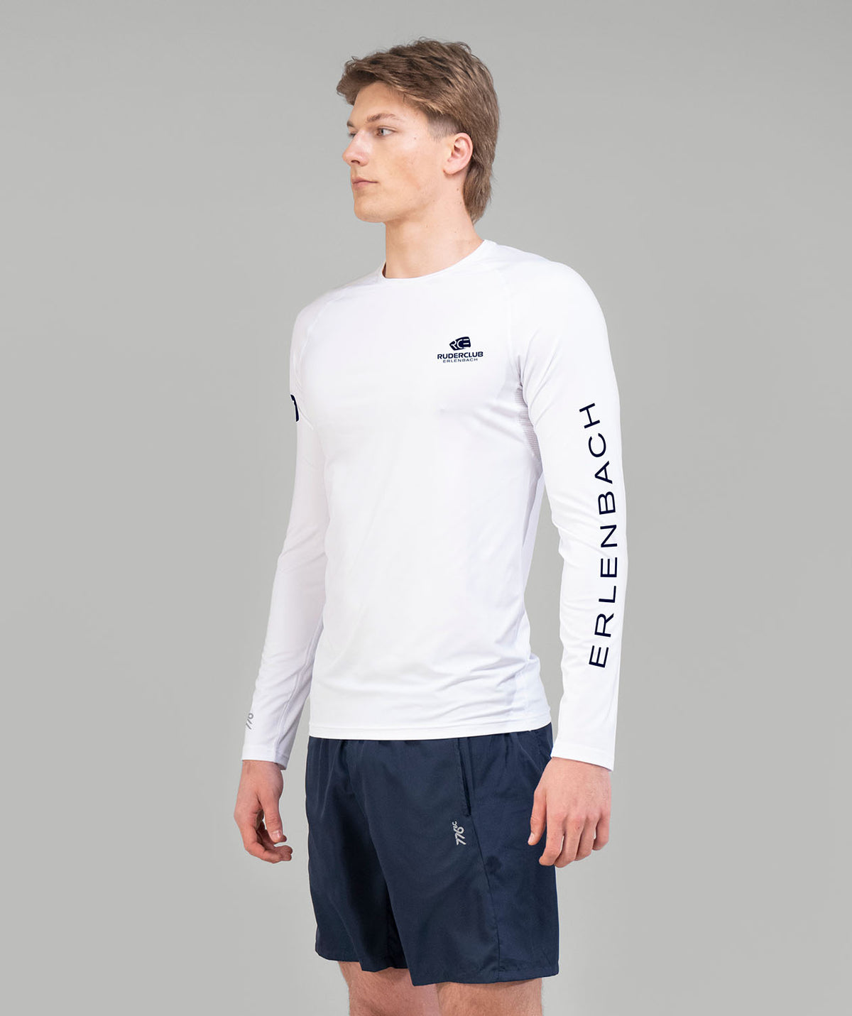 Men's Ruderclub Erlenbach Base Layer LS - White
