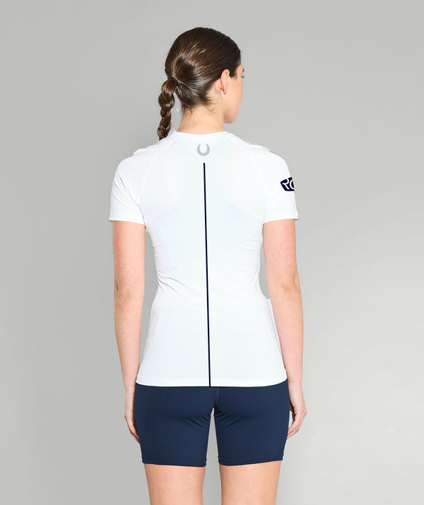 Women's Ruderclub Erlenbach Base Layer SS - White