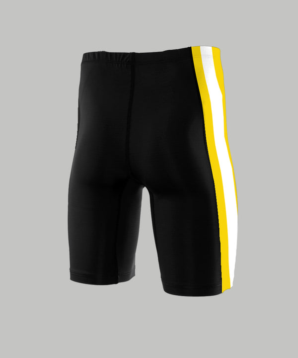 Men's ESR Theta Competition Side Panel Short - Black/Yellow