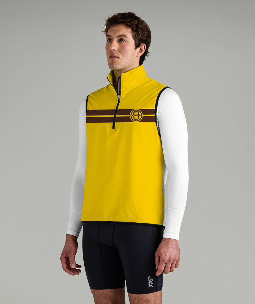 Men's ESR Theta Stratus Vest - White/Yellow