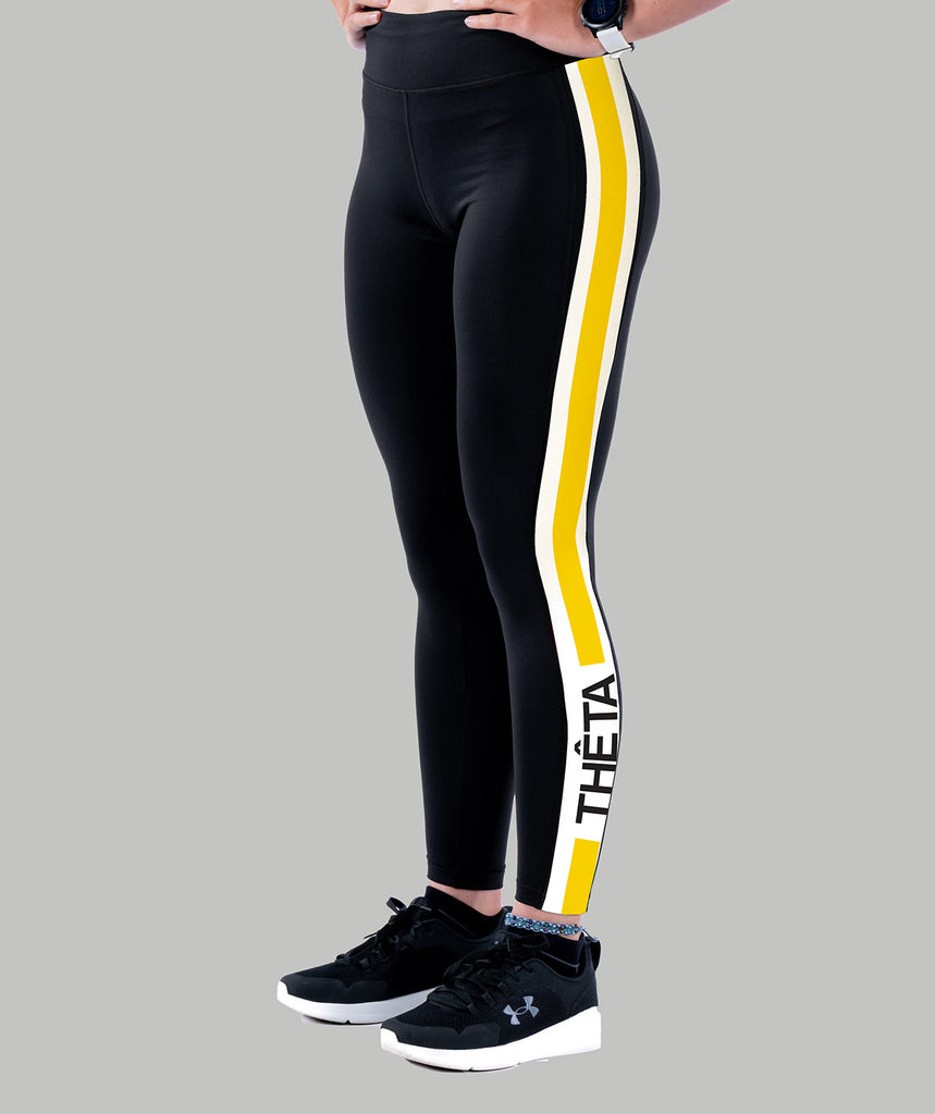 Women's ESR Theta Streamline Tight - Black/Yellow