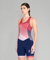 Women's Velocity Pro Unisuit - Navy/Vivid Coral