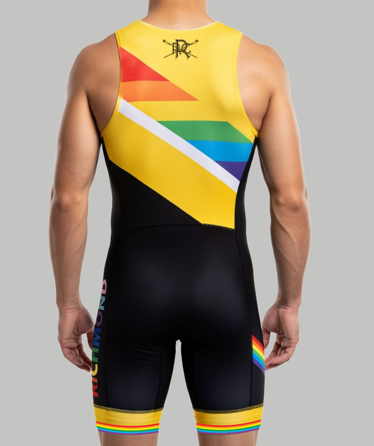 Men's Richmond Pride Rowing Club Pro Unisuit - Yellow/Black