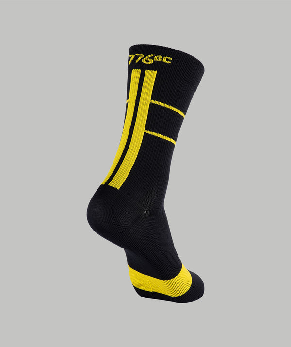 Motion Performance Socks - Black/Yellow
