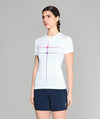 Women's 776BC Vivid Motion Base Layer SS - White/Pink/Violet