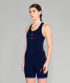 Women's 776BC Vivid Motion Pro Unisuit - Navy/Lavender/Vermilion