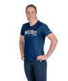 Women's Melbourne University Boat Club Performance T-Shirt SS - Navy