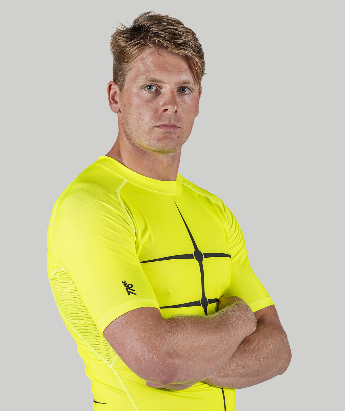 Men's Motion 2.0 SS Base Layer - Neon Yellow/Black