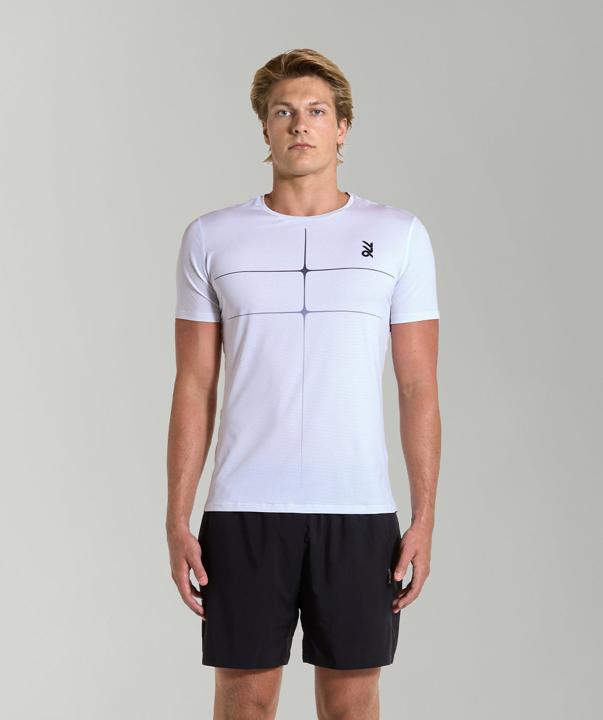 Men's Motion Pro Performance T-Shirt SS - White/Graphite